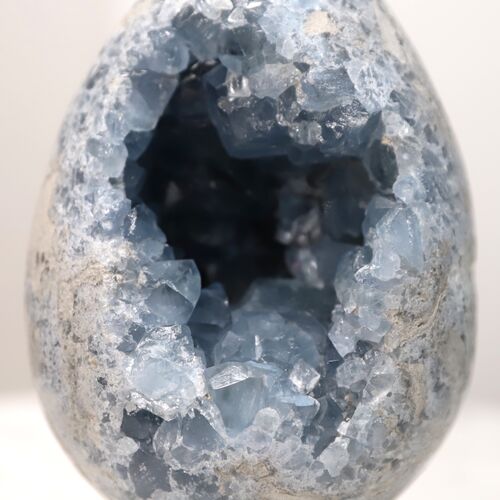 Celestite Egg Geode Crystal