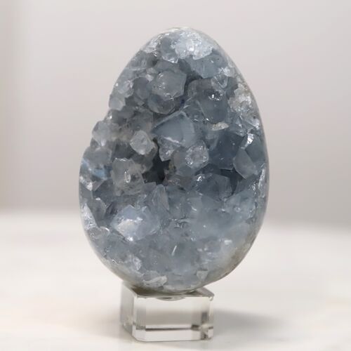 Celestite Egg Geode Crystal