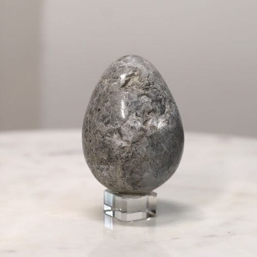 Celestite Egg Geode Crystal