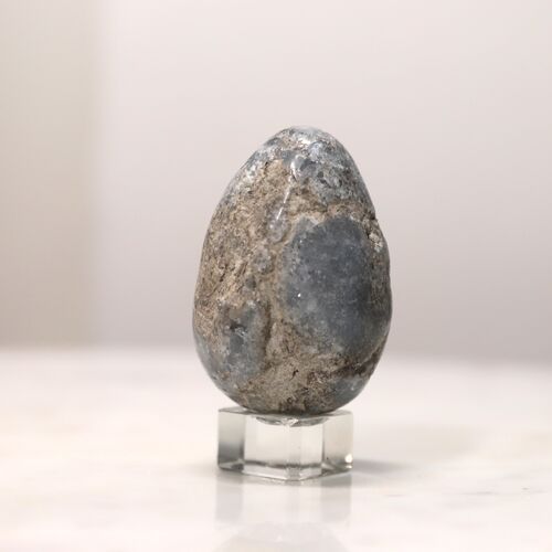 Celestite Egg Geode Crystal