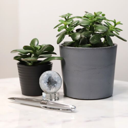 Celestite Sphere Geode Crystal