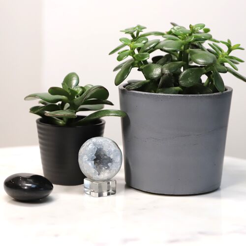 Celestite Sphere Geode Crystal