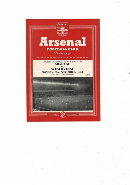 More Football Programmes listed today