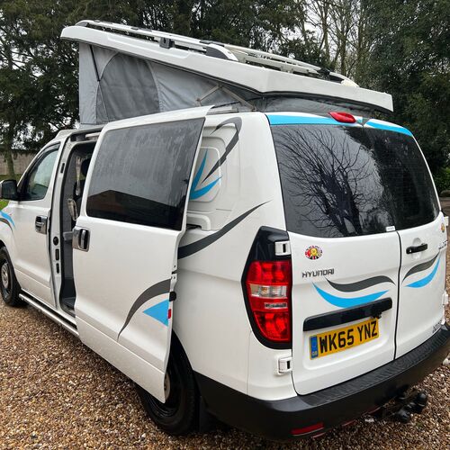 11/2015 65reg HYUNDAI ILoad SE CRDI Camper Van 4 Berth 54k Miles Heating