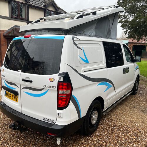 11/2015 65reg HYUNDAI ILoad SE CRDI Camper Van 4 Berth 54k Miles Heating