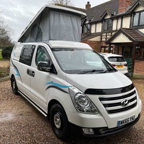 11/2015 65reg HYUNDAI ILoad SE CRDI Camper Van 4 Berth 54k Miles Heating