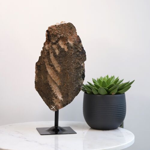 Citrine Free Standing Geode Crystal