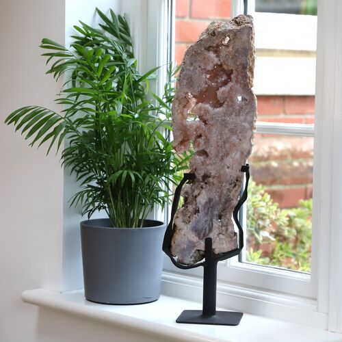 Pink Amethyst Geode Crystal