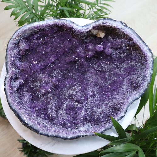 Amethyst Geode Cluster Bowl