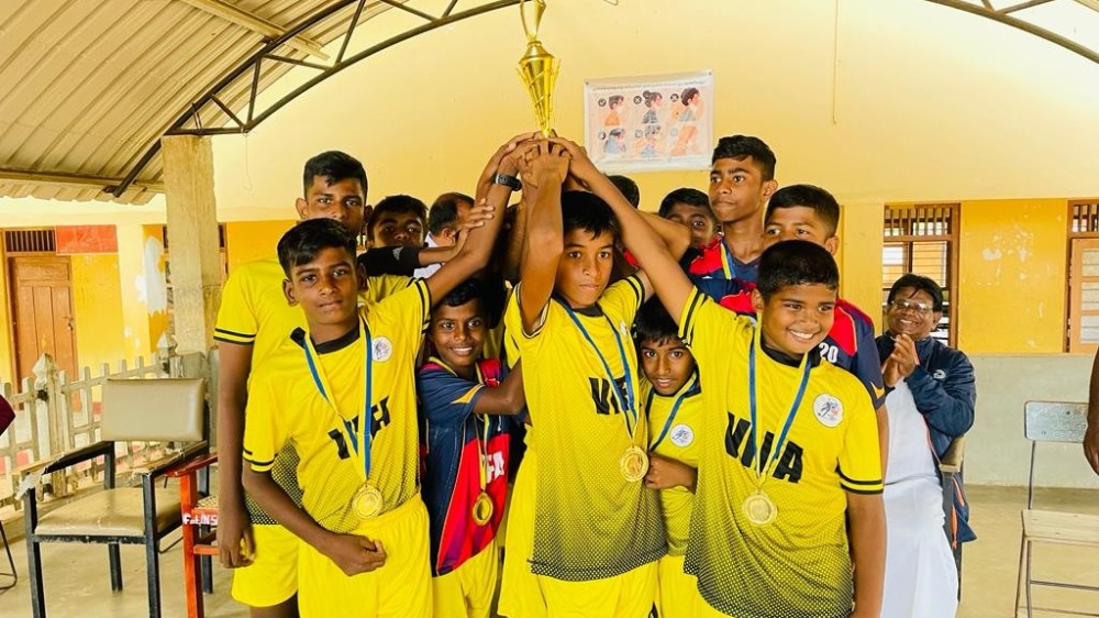 விடத்தல்தீவு காற்பந்தாட்ட பயிற்சிகூட அணி வெற்றி