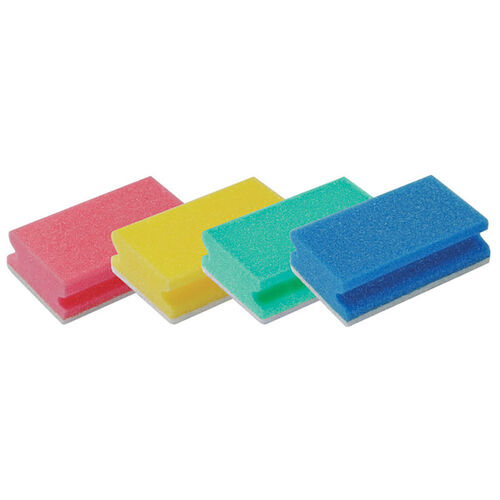 Foam Backed Scours, colour coded - Pk10