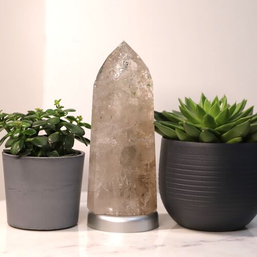 Lemurian Quartz Polished Obelisk