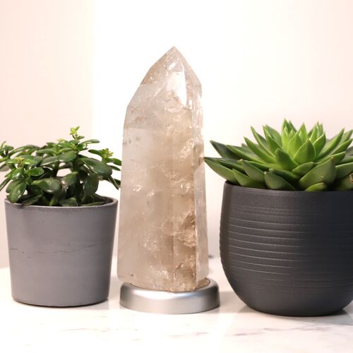 Lemurian Quartz Polished Obelisk