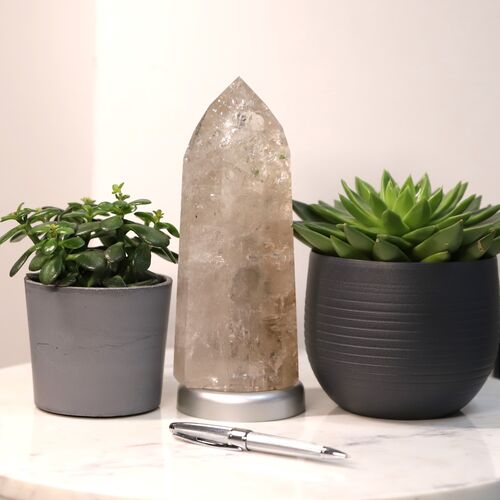 Lemurian Quartz Polished Obelisk