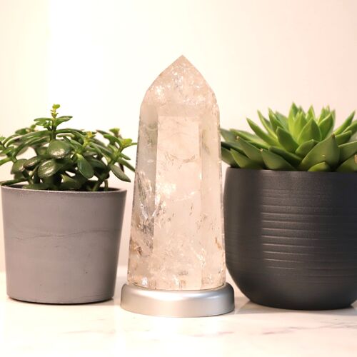 Lemurian Quartz Polished Crystal Point