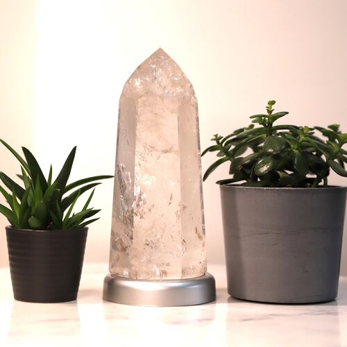 Lemurian Quartz Polished Crystal Point