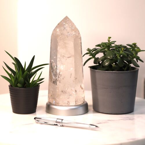 Lemurian Quartz Polished Crystal Point