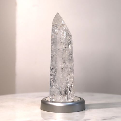 Lemurian Quartz Crystal Polished Point