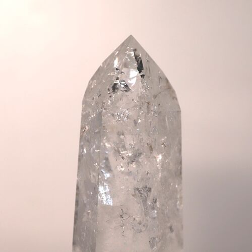 Lemurian Quartz Crystal Polished Point