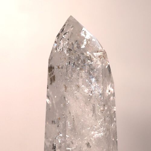 Lemurian Quartz Crystal Polished Point