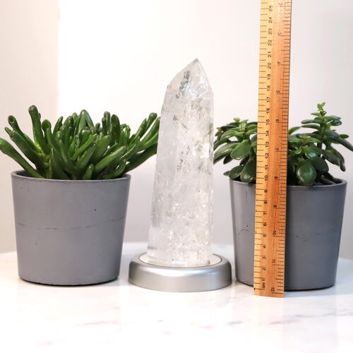 Lemurian Quartz Crystal Polished Point