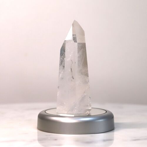 Lemurian Quartz Crystal Polished Point