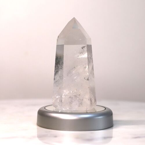 Lemurian Quartz Crystal Polished Point