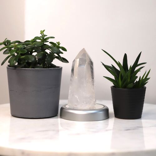 Lemurian Quartz Crystal Polished Point