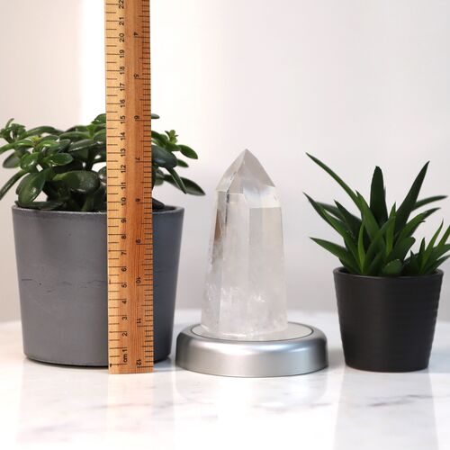 Lemurian Quartz Crystal Polished Point