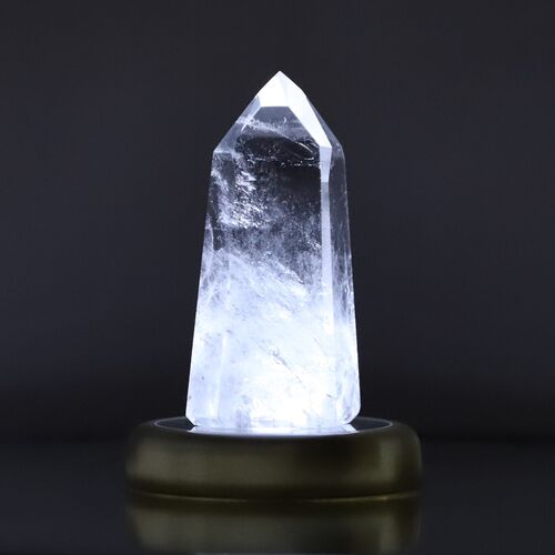Lemurian Quartz Crystal Polished Point