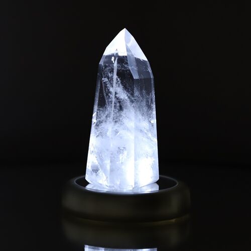 Lemurian Quartz Crystal Polished Point
