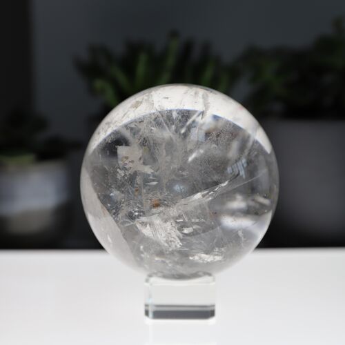 Quartz Crystal Polished Sphere