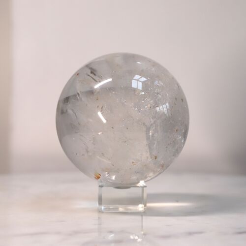 Quartz Crystal Polished Sphere