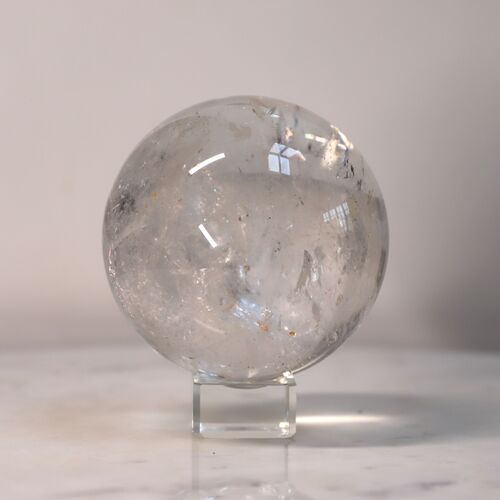 Quartz Crystal Polished Sphere