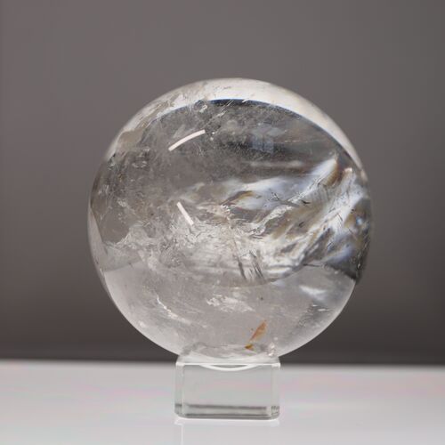 Quartz Crystal Polished Sphere