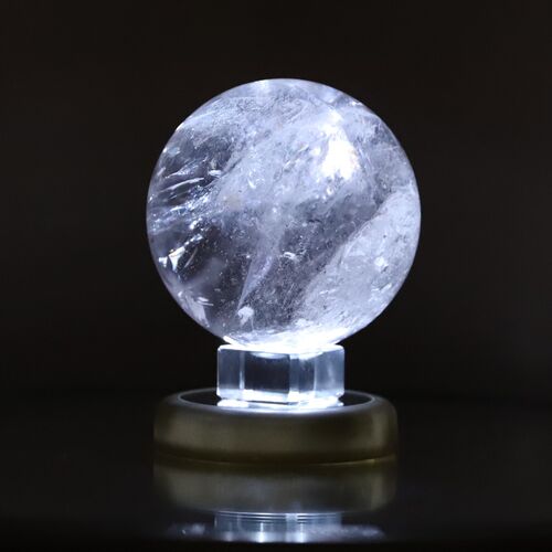 Quartz Crystal Polished Sphere