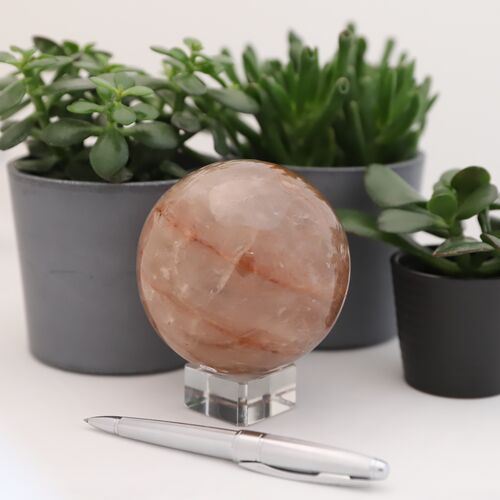 Hematoid Quartz Sphere