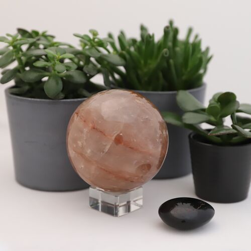 Hematoid Quartz Sphere