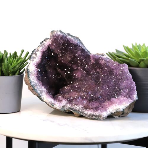 Amethyst Geode Crystal Cluster
