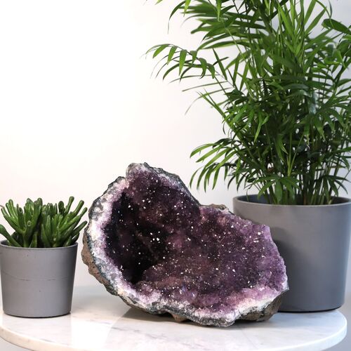 Amethyst Geode Crystal Cluster