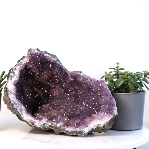 Amethyst Geode Crystal Cluster