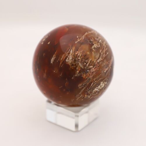 Carnelion Crystal Sphere