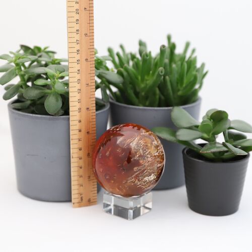 Carnelion Crystal Sphere