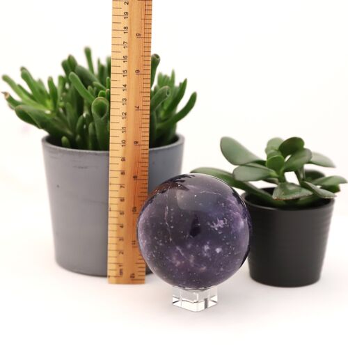 Lepidolite Crystal Sphere