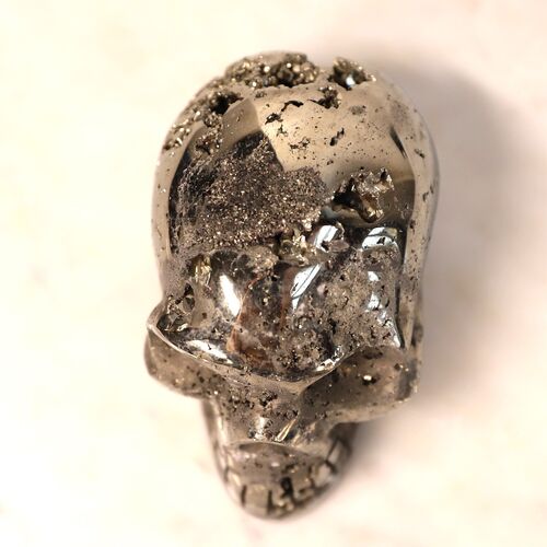 Pyrite Polished Skull Free Form
