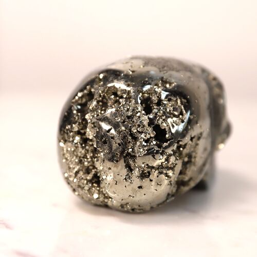 Pyrite Polished Skull Free Form