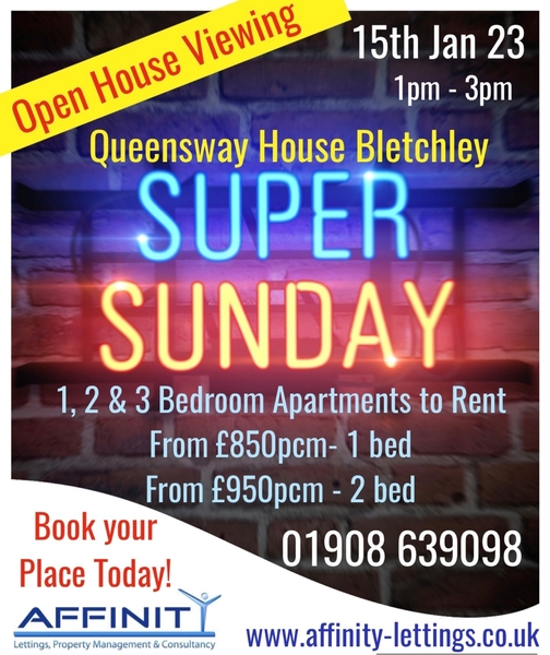 OPEN HOUSE VIEWING: SUNDAY 15TH JANUARY 2023