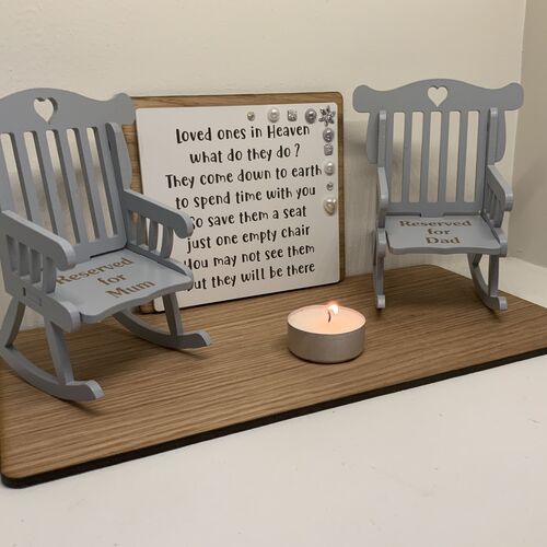 "Loved Ones In Heaven" save a seat