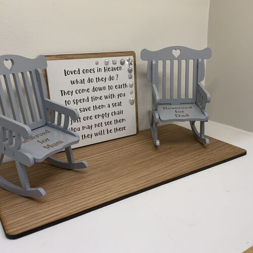 "Loved Ones In Heaven" save a seat