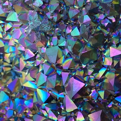 Titanium Amethyst Geode Crystal